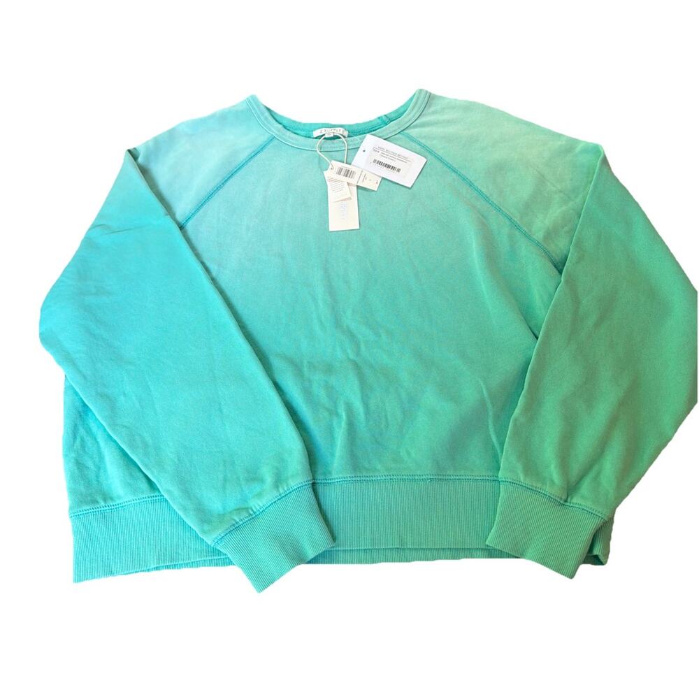 NWT Z Supply Cabana Green Washed Ashore Size Large Soft Women's Sweatshirt